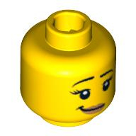 Lego hlava, žlutá (4615756, 6043792)
